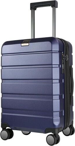 KROSER Hardside Expandable Carry On Luggage with USB Port, 20"  - Lot 569