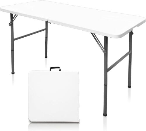 HiEthan Plastic Folding Table 4ft - Lot 667