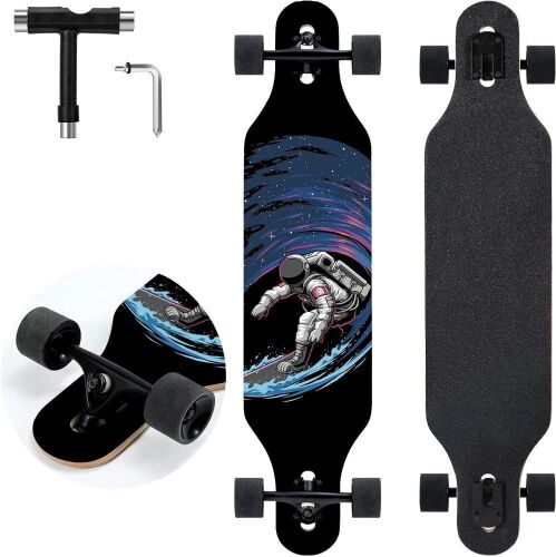 TLHB 41 Inch Drop Through Longboard - Lot 668