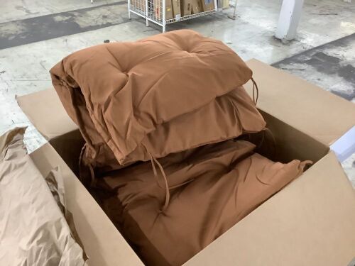 Porch Swing Cushion with Backrest, 55" x 39"  - Lot 391