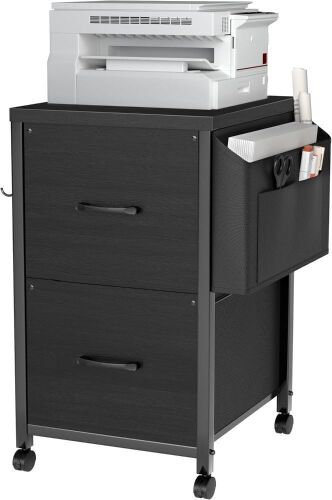 ROSONG 2 Drawer Mobile File Cabinet  - Lot 699