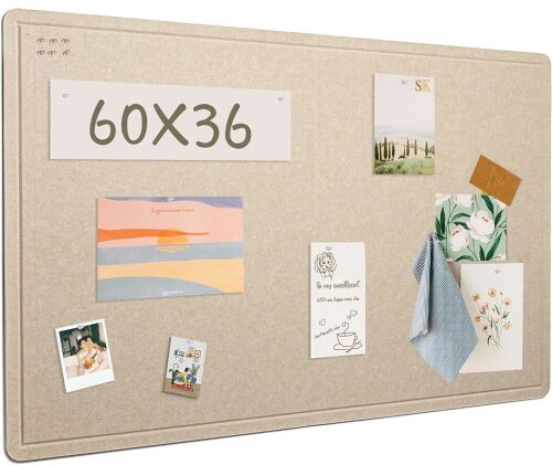 Felt Bulletin Board, 60" x 36"  - Lot 716