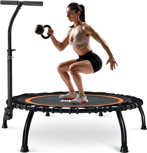  Zupapa 40" Silent Mini Fitness Trampoline, 330 lbs Capacity  - Lot 656