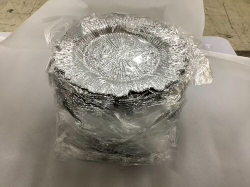 Silver 13 Inch Charger Plates, 50 pc  - Lot 688