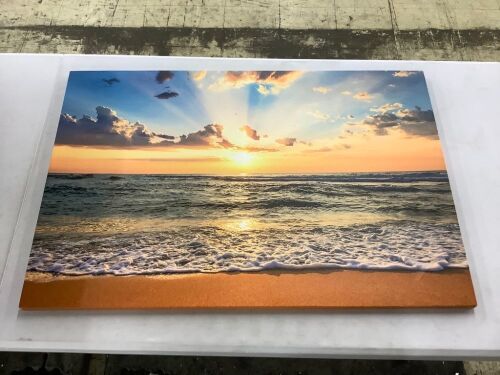 Ocean Sunrise Wall Decor  - Lot 462