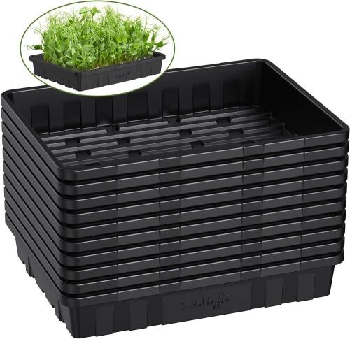 Extra Thick Plant Growing Trays, 10 Pack  - Lot 290