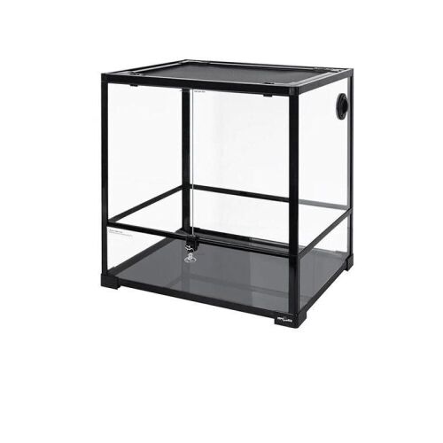 REPTI ZOO 45 Gallon 24"x18"x24" Reptile Habitat with Ventilated Screen And Double Doors - Lot 302