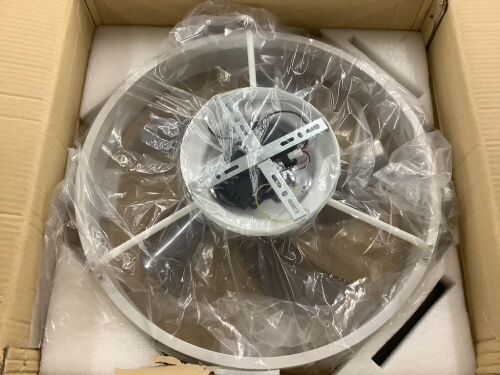 Low Profile Ceiling Fan with Light  - Lot 628