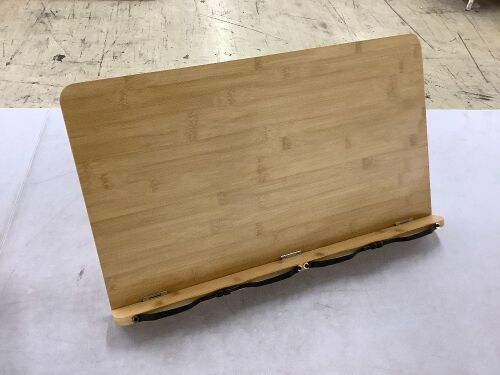 wishacc 24" Oversized Large Bamboo Book Stand - Lot 201