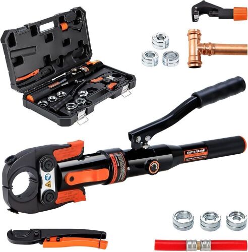  IBOSAD Copper Tube Fittings Hydraulic Pex Pipe Crimping Tools  - Lot 731