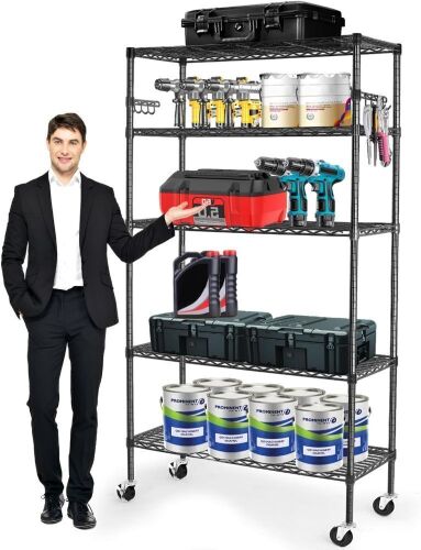 5 Tier Heavy Duty Storage Shelves - Lot 128