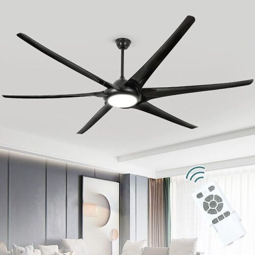 100" Ceiling Fan with Light and Remote  - Lot 84
