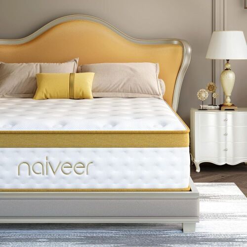 Cooling Gel Memory Foam Hybrid Mattress, 10 Inch Twin Size  - Lot 85