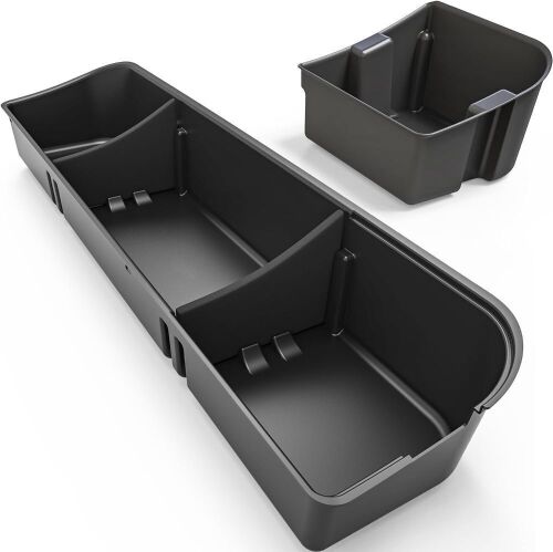  oEdRo Under Seat Storage Box foor 2015-2024 Ford F150 SuperCrew Cab & Crew Cab  - Lot 94
