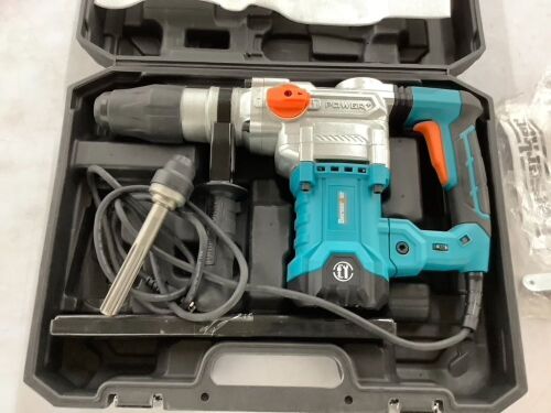  Berserker 1-9/16" SDS-Max Heavy Duty Rotary Hammer Drill with Vibration Control, Safety Clutch, 13 Amp 3 Functions  - Lot 204