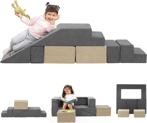Toddlers Convertible Climbing Play Couch - Lot 209