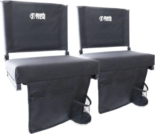 BRAWNTIDE Wide Stadium Seat, 2 Pack  - Lot 494