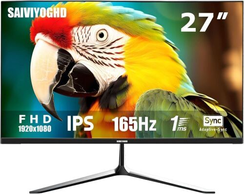 27-inch FHD Computer Monitor, 165Hz, 1080P Display - Lot 496