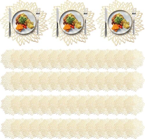 Chengu 150 Pieces Round Pressed Vinyl Placemats - Lot 111