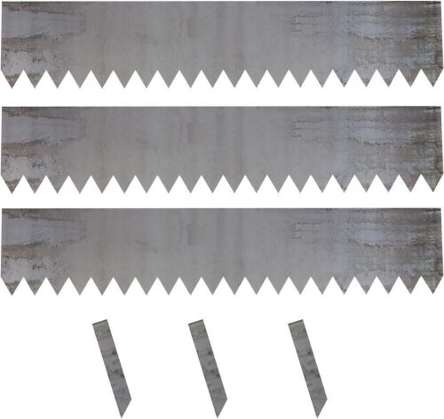 Hammer-in Steel Landscape Edging 40" x 6", 3 Pc - Lot 112
