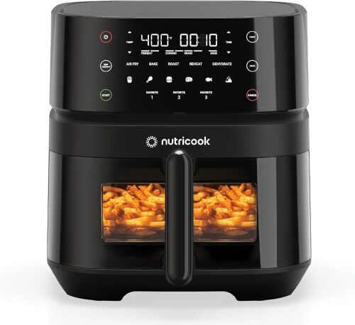 Nutricook Air Fryer 3 Vision, 6qt, 13 Preset Functions - Lot 67