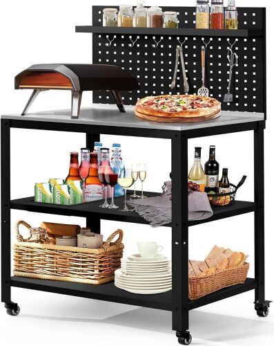 FENCY Outdoor Grill Cart with Wheels - Lot 69