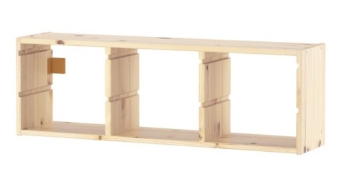 TROFAST Wall storage, light white stained pine, 36 5/8x11 3/4 " - Lot 58