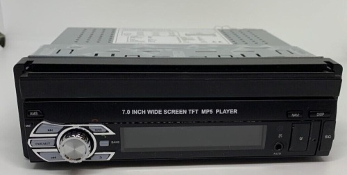 7" TFT 1 DIN Car MP5 Player Bluetooth Touch Screen Stereo Flip Out Screen - Lot 66