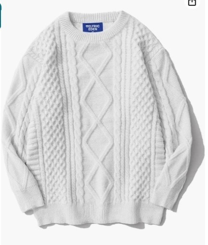 Aelfric Eden Oversized Cable Knit Sweater-size medium - Lot 100