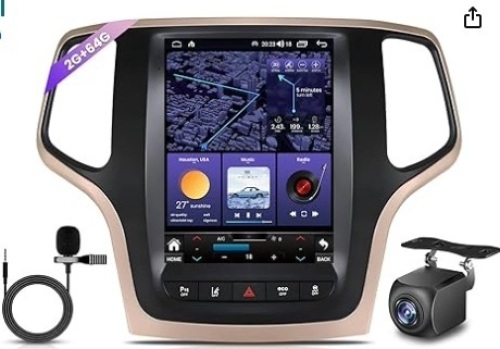 Android 12 Car Radio for Jeep Grand Cherokee WK 2014-2020 with Wireless Carplay Android Auto - Lot 133