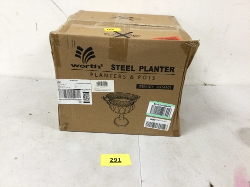 Worth Steel Planter - Lot 291