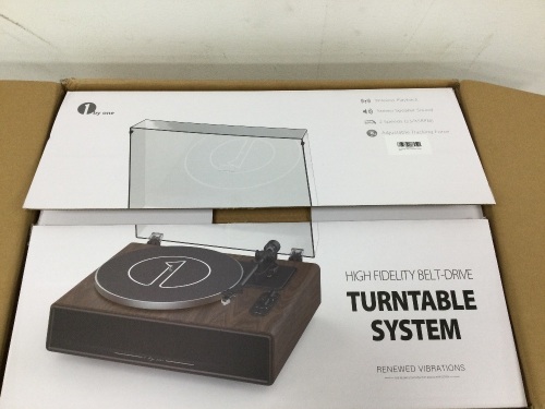 OnebyOne Belt Driven Turntable System - Lot 4638