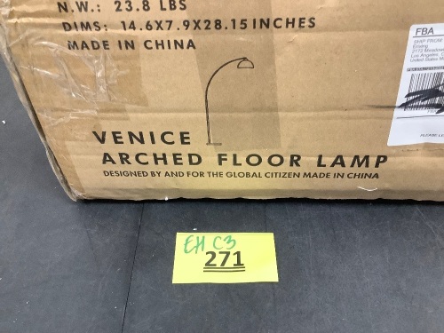 Venice Arched Floor Lamp - Lot 271