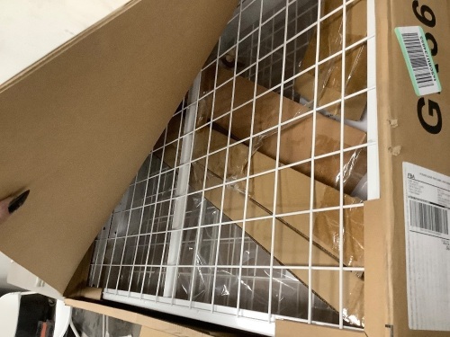3'x6' Height Adjustable Ceiling Storage Rack (White) - Lot 383