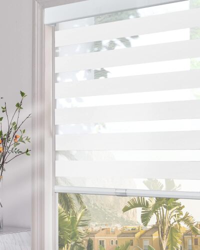 Persilux Custom Cordless Zebra Blinds - Lot 406