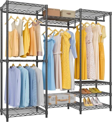VIPEK V5 Portable Closet Wardrobe Heavy Duty Clothes Rack - Lot 417