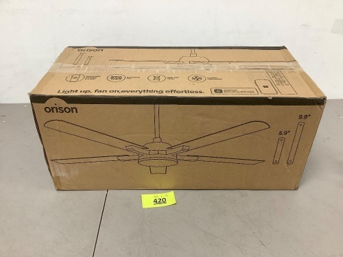 Orison Smart Ceiling Fan with Light - Lot 420