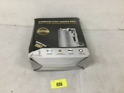 Stainless Steel Garden Hose - Lot 496