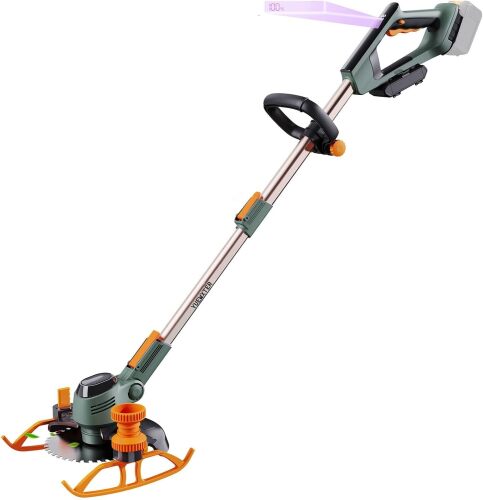 Yuewxter Lawn Mower, (21V 4.0A Battery), Grass Trimmer/Wheel Edger/Mini-Mower/Brush Cutter - Lot 440