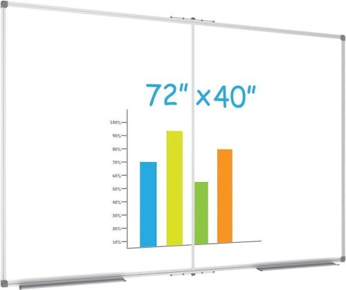 JILoffice Large Foldable White Board 72x40 Inches - Lot 162