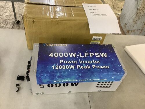 4000W LFPSW Power Inverter - For Repair  - Lot 252