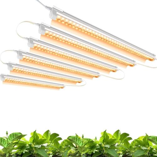  Monios-L T8 LED Grow Lights 24W, 6 Pack  - Lot 372