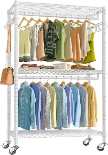 VIPEK V12 Heavy Duty Rolling Garment Rack - Lot 498