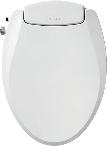 Brondell Bidet Toilet Seat Non-Electric Swash Ecoseat, Fits Elongated Toilets - Lot 506