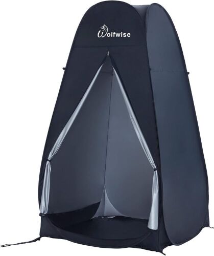 WolfWise 6.6FT Portable Pop Up Shower Privacy Tent  - Lot 598