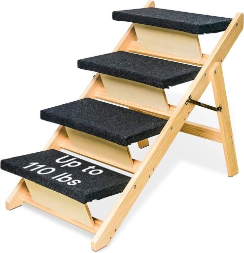 BRIKY 2-in-1 Dog Stairs/Dog Ramp with 4 Steps - Lot 351