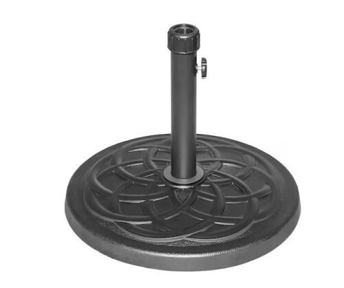 Abble 27 lbs. Heavy-Duty Patio Umbrella Base in Black  - Lot 117
