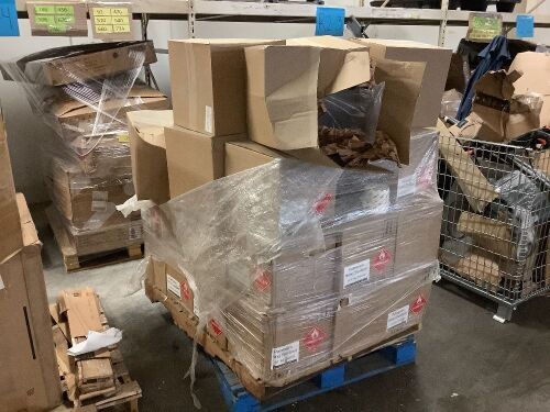 Pallet of Hand Sanitizer & Plastic Sign Holders - Lot 135