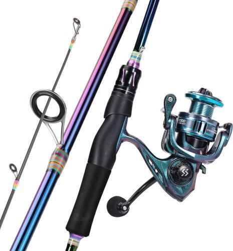 Sougayilang Spinning Fishing Reel Rod Combo - Lot 738