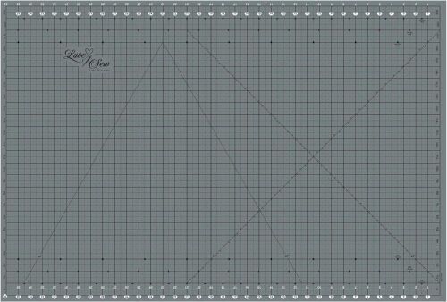  Love Sew Quilters Special Cutting Mat, 36" x 24"  - Lot 691